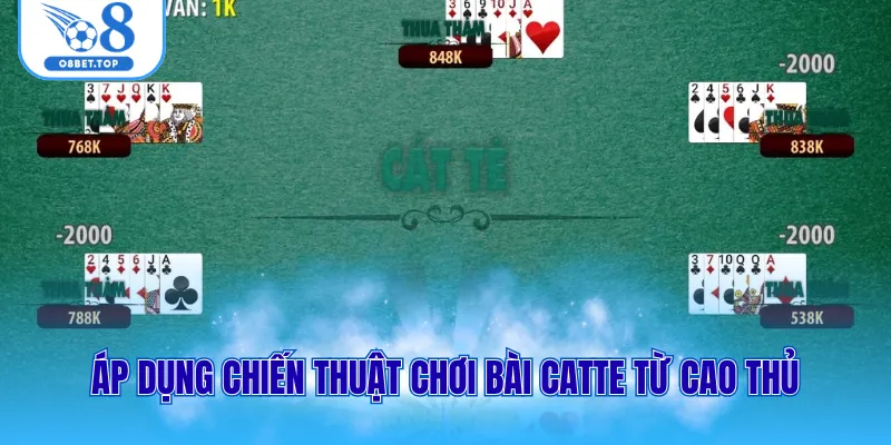 Áp dụng chiến thuật chơi bài Catte từ cao thủ