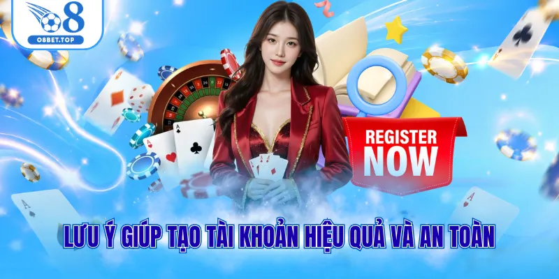 Lưu ý giúp tạo tài khoản hiệu quả và an toàn